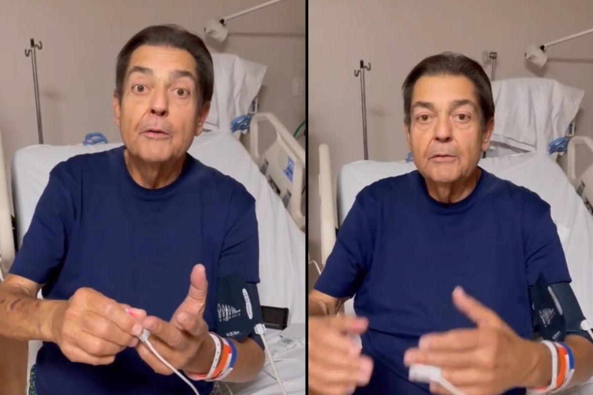 Faustão está internado