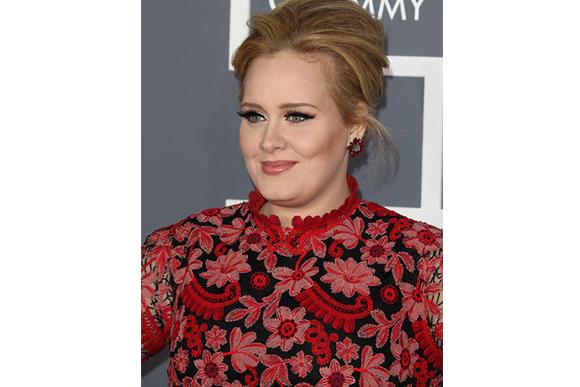 adele-2013-flower-dress