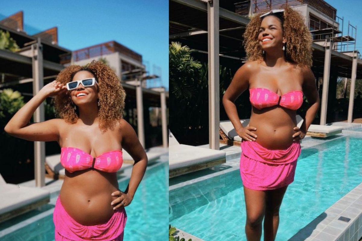 Jeniffer Nascimento recria Barbie Malibu grávida