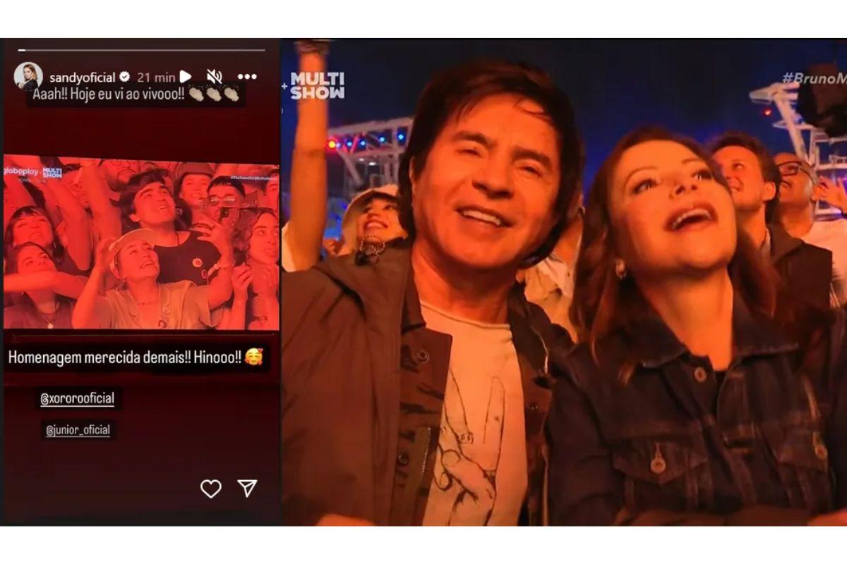 Sandy falou sobre a música