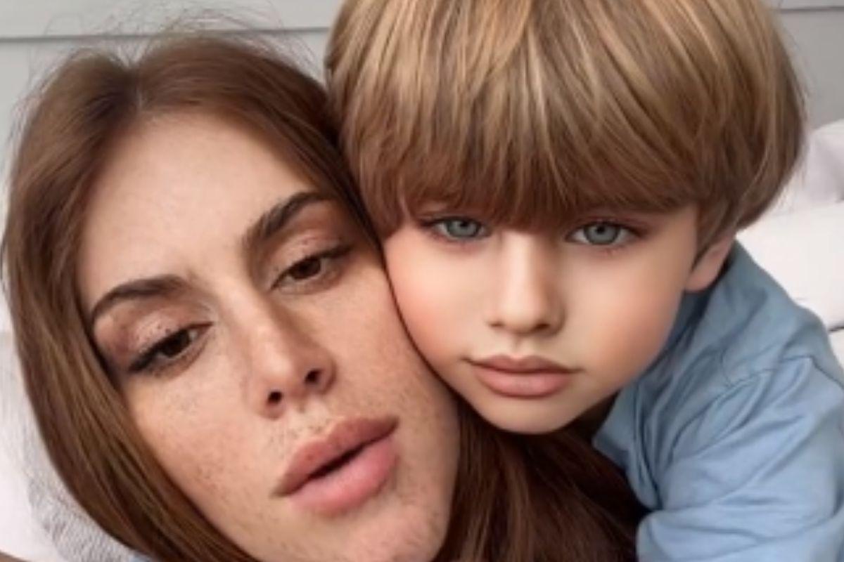 Filho de influenciadora chama atenção por parecer efeito
