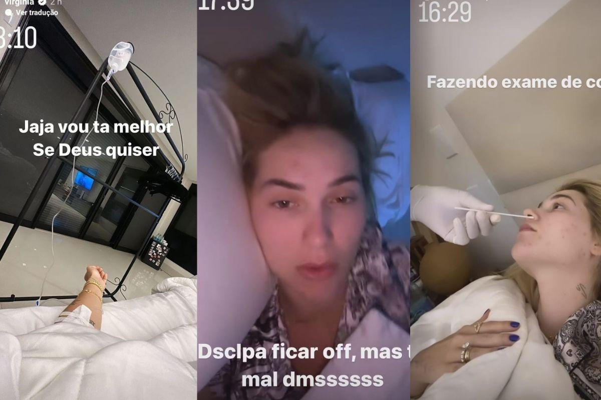 Virginia mostrou passo a passo do atendimento enquanto esteve em casa