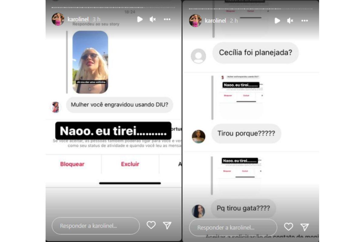 Karoline Lima contou que a gravidez foi planejada porque era um sonho de Éder Militão se tornar pai