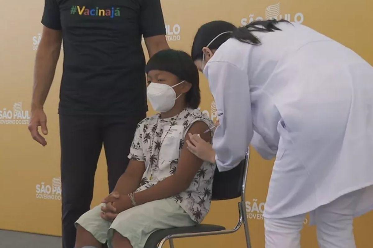 Davi marcou o pontapé inicial da vacinação