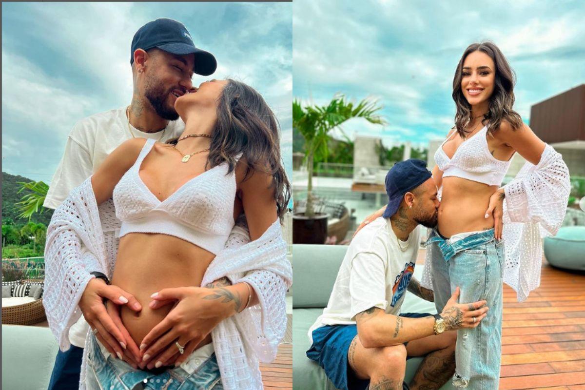 Neymar e Bruna anunciam a gravidez do primeiro filho(a)