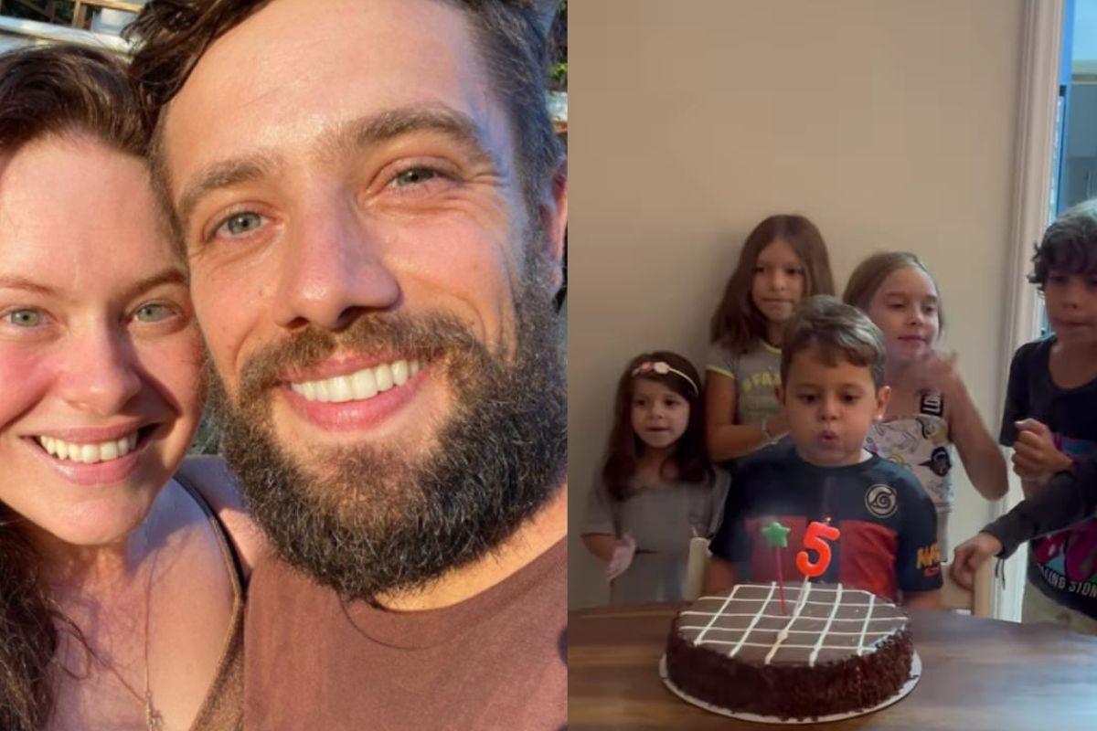 Mari Bridi compartilhou momentos da festa do filho