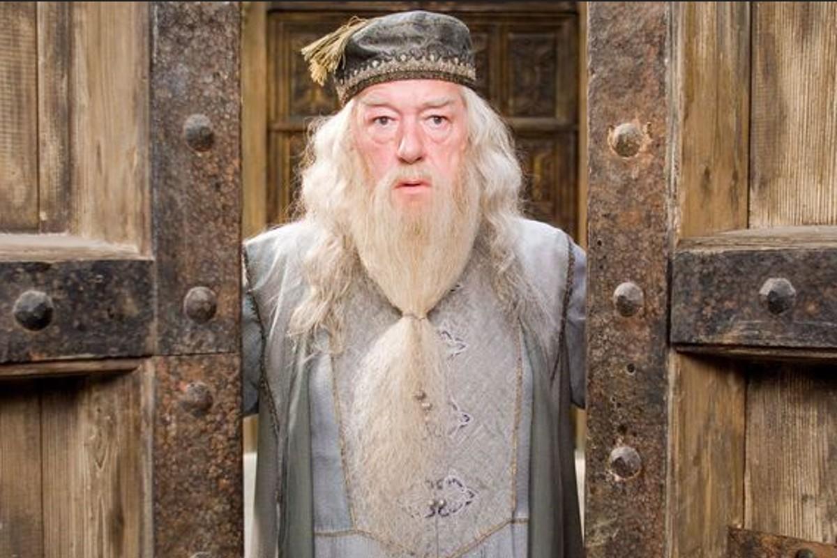 Ator que interpretava Alvo Dumbledore, Michael Gambon