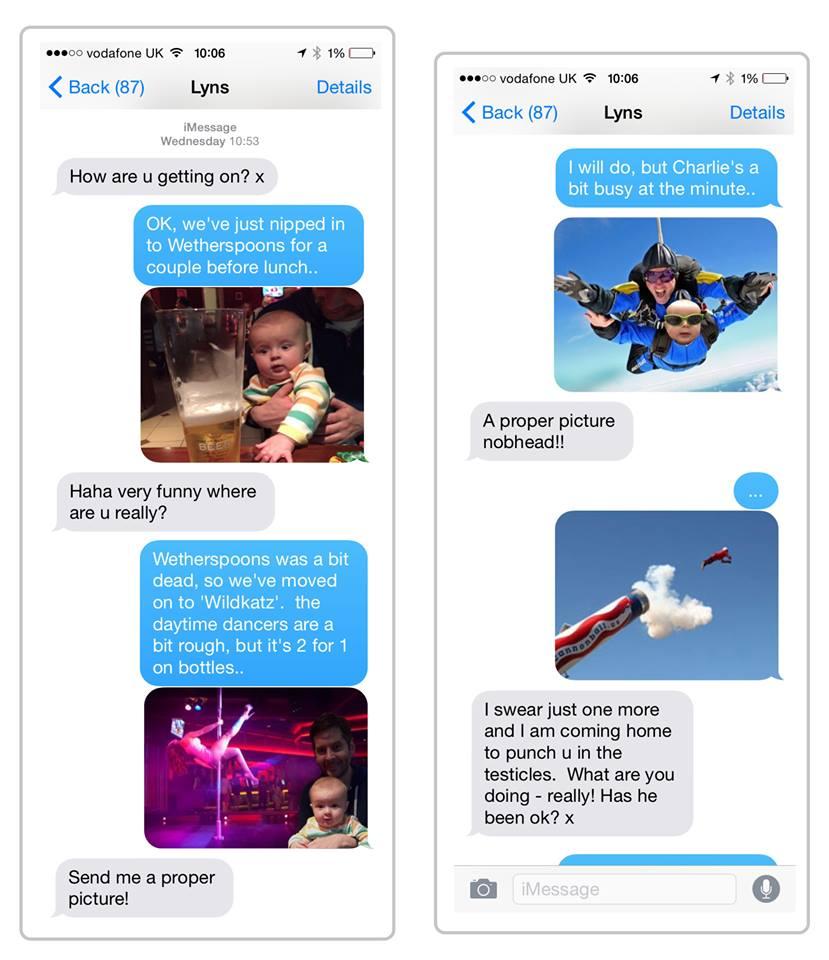 mensagens man vs baby