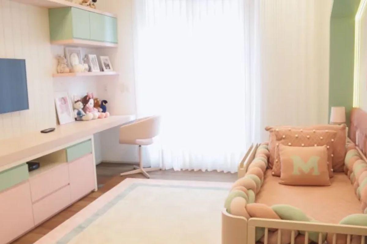 Quarto das filhas de Ticiane Pinheiro 