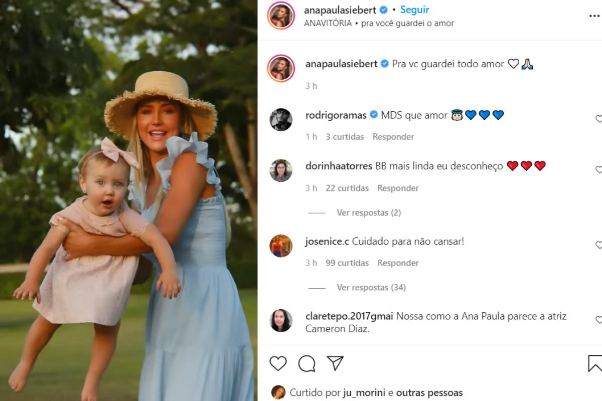 Vicky e Ana aproveitando o momento juntas