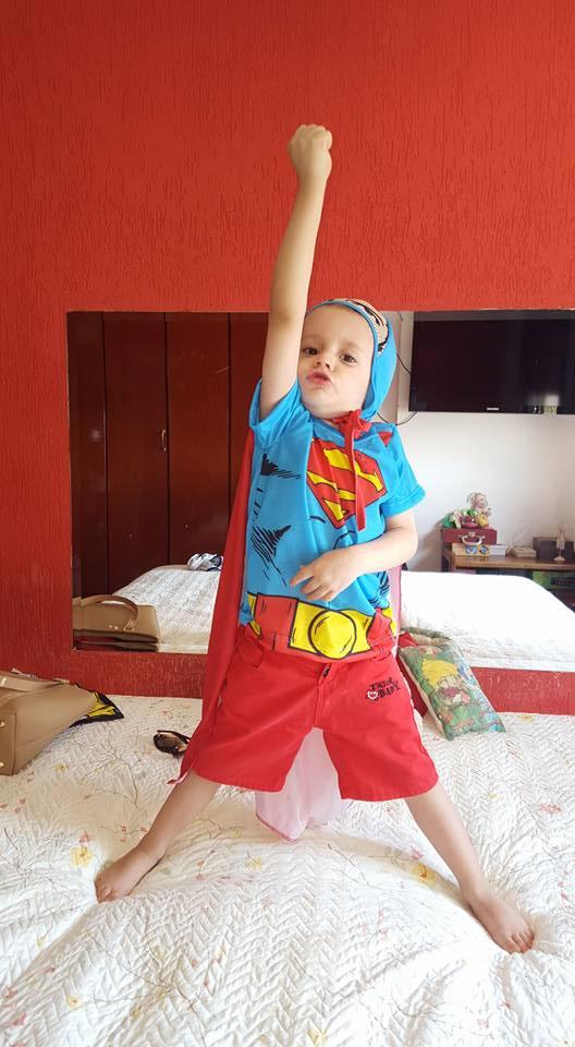 Henrique, 3 anos, filho de Pollyana e Josué