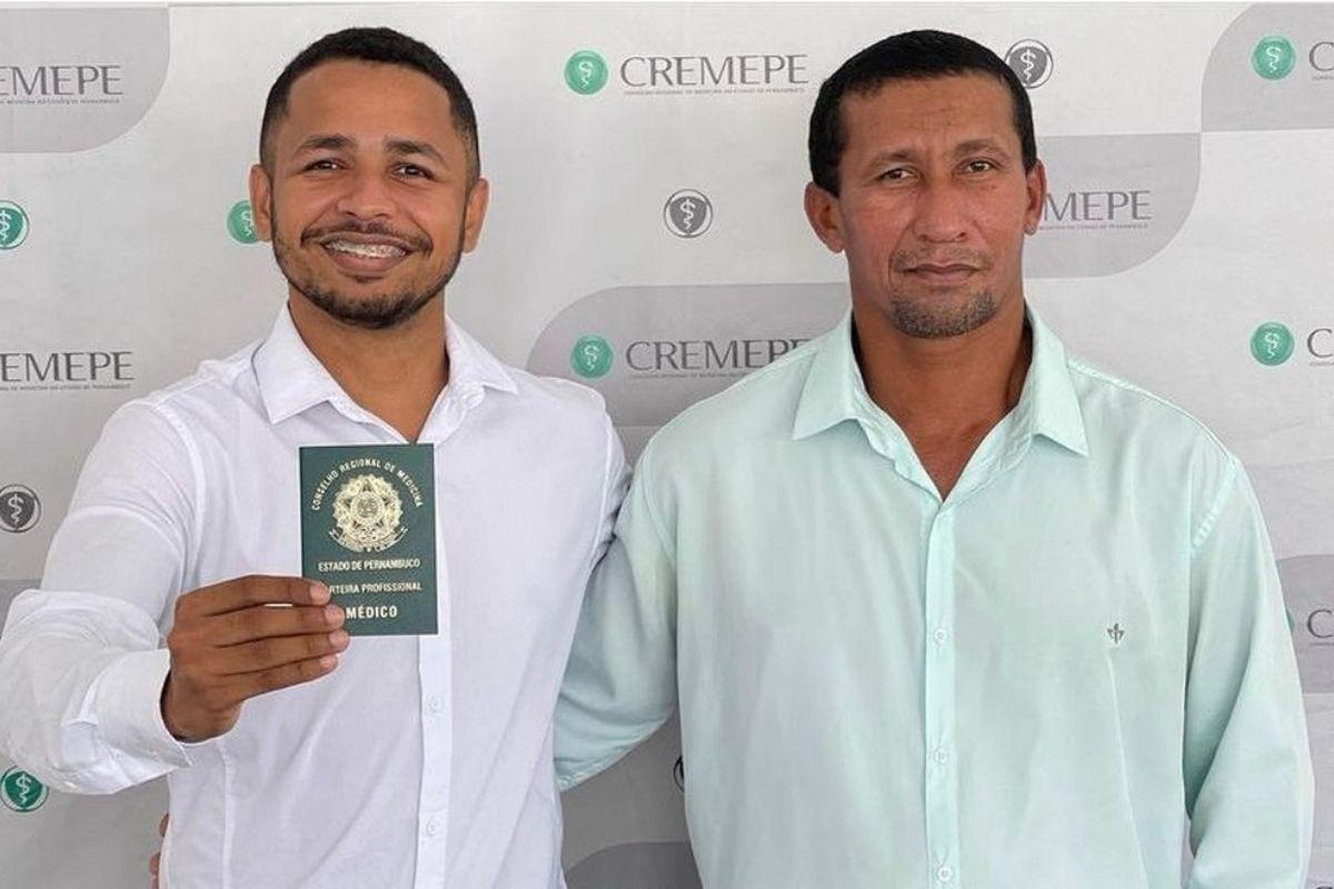 Wellington realizou o sonho de ser médico