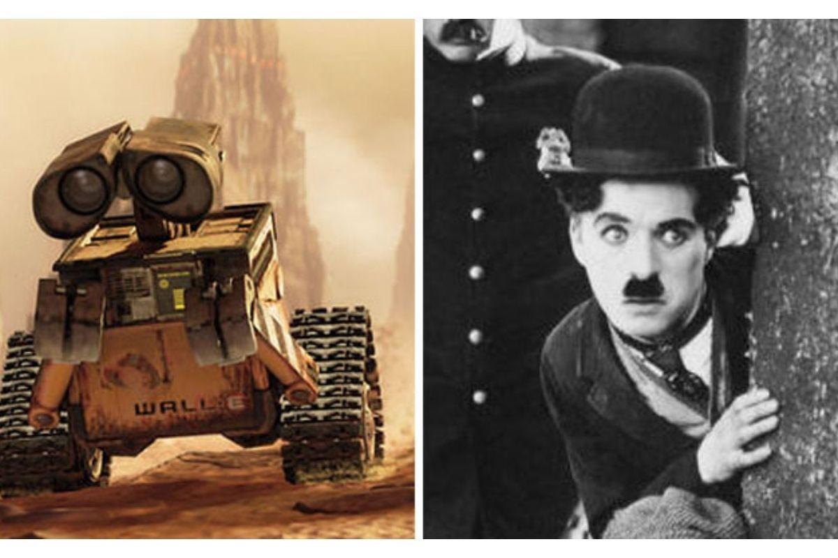 Wall-E é Charlie Chaplin!