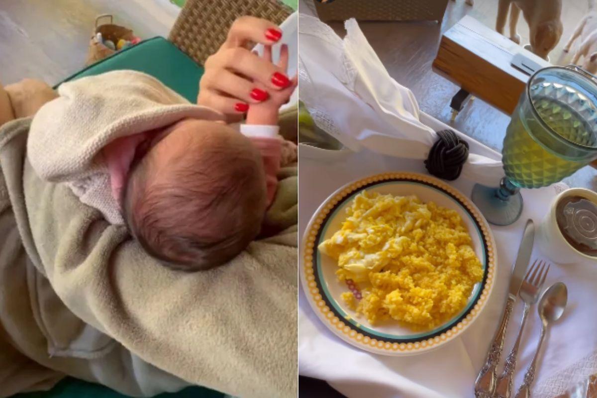 Bruna Biancardi deixa maternidade