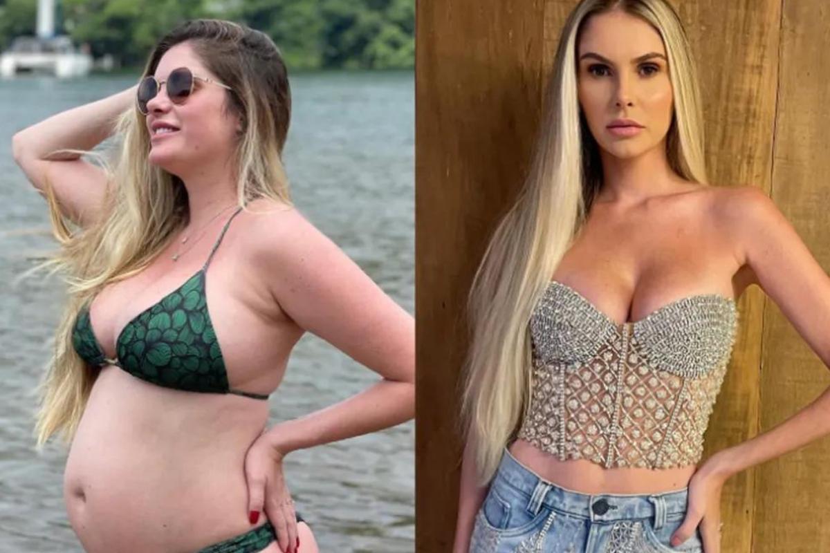 Bárbara Evans antes e depois