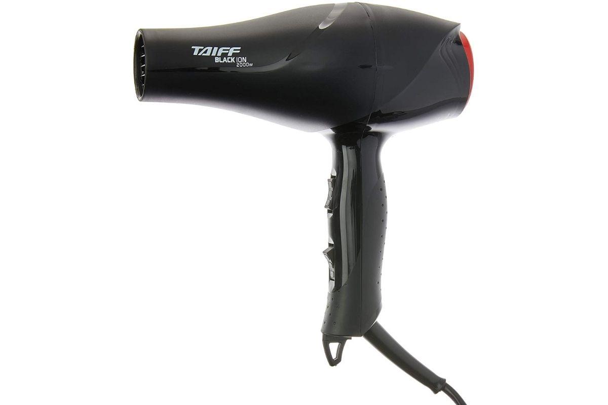 Secador Black Ion Pequeno Preto, da Taiff