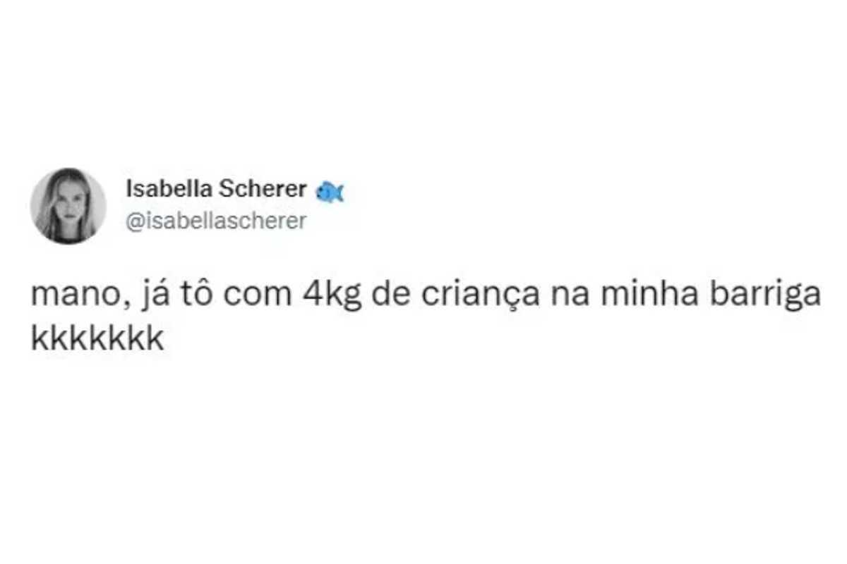 Isabella Scherer fala sobre a barriga