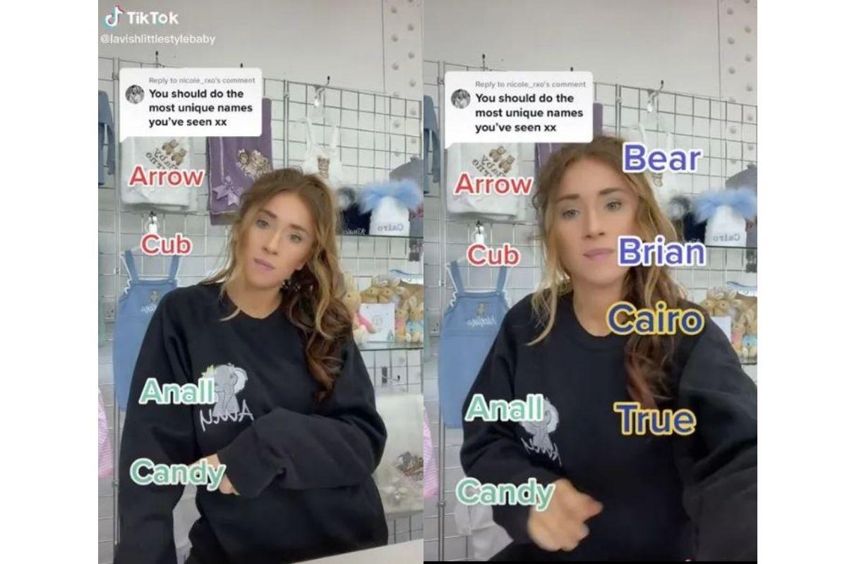 A funcionária contou alguns dos nomes mais exóticos que já viu