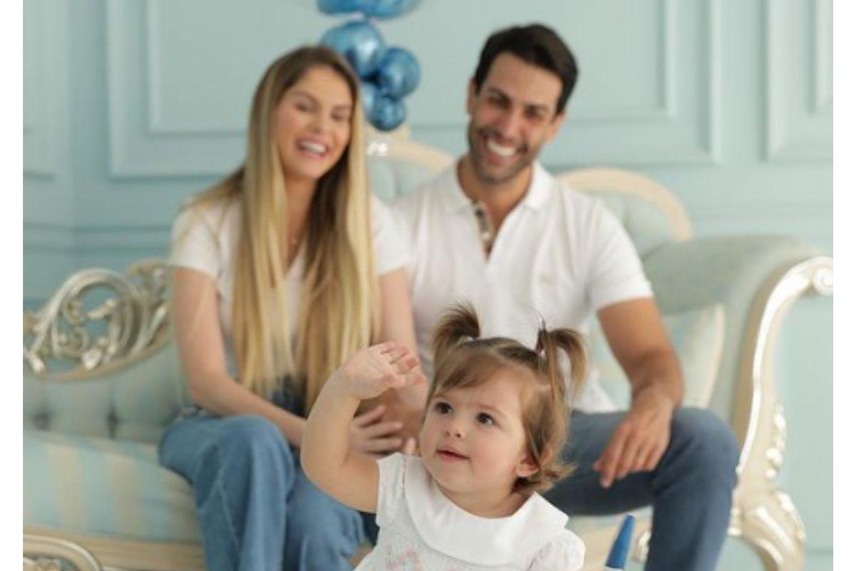 Bárbara Evans e família