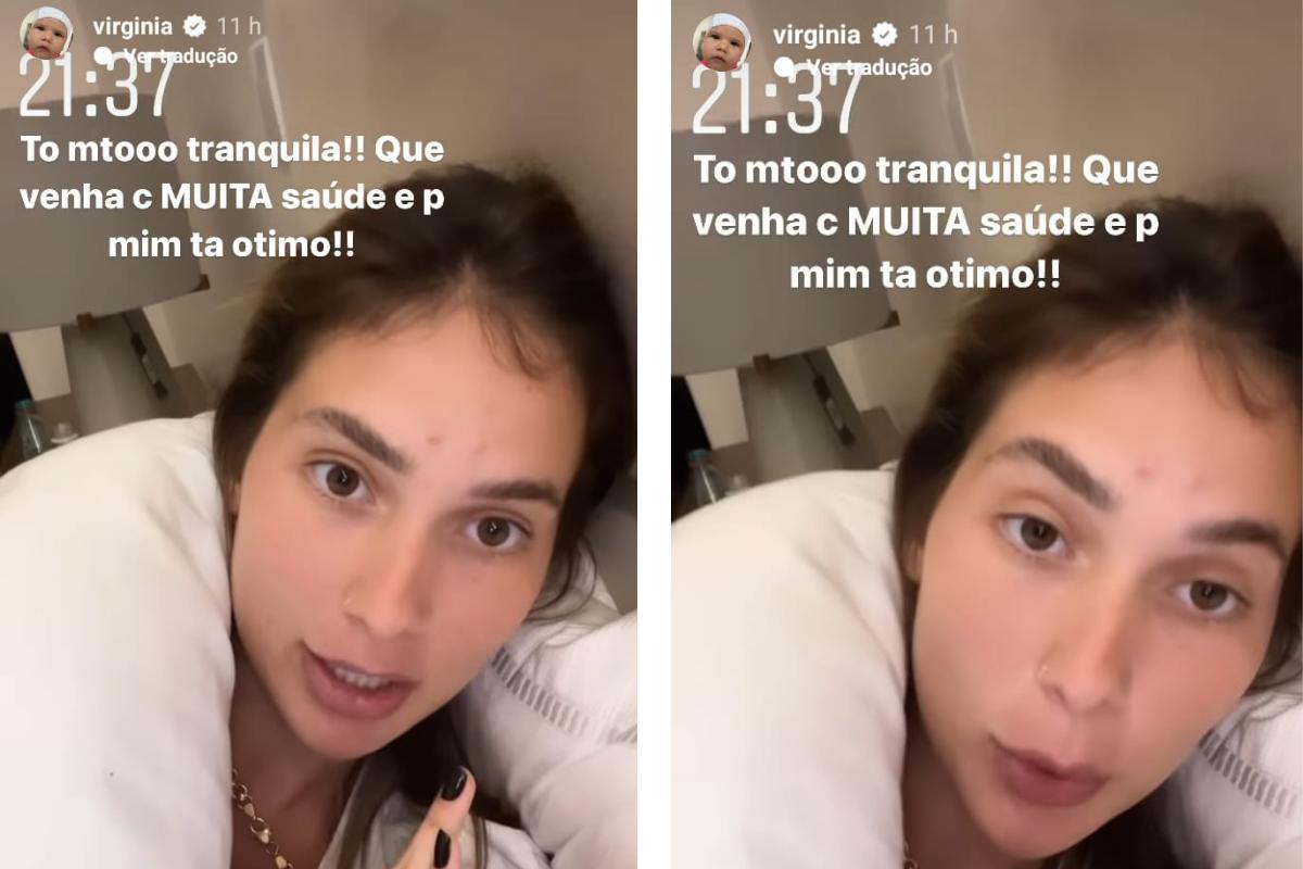 Virginia fala sobre sugestões do sexo do bebê