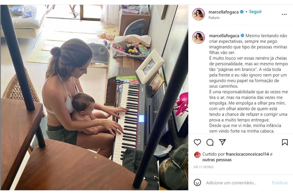 Marcella Fogaça fala sobre criar expectativas para o futuro das filhas