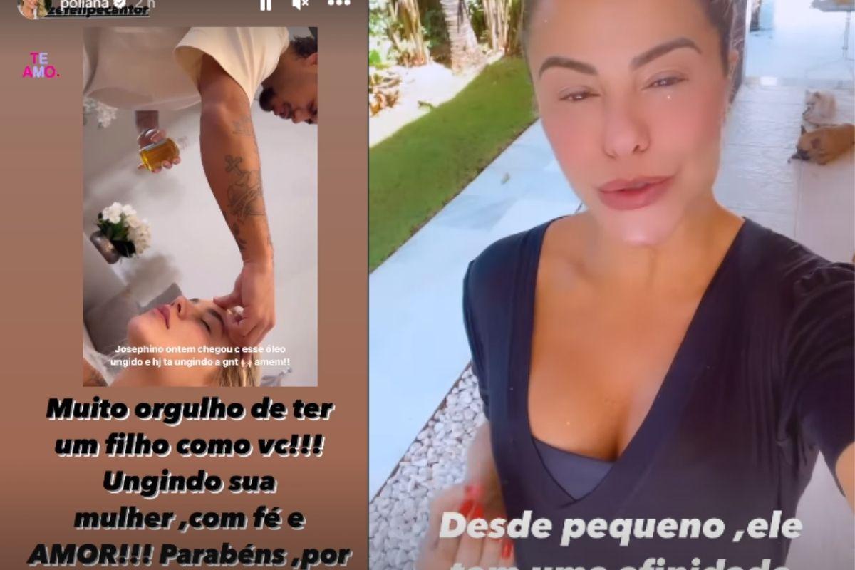 Poliana Rocha fala sobre o filho 