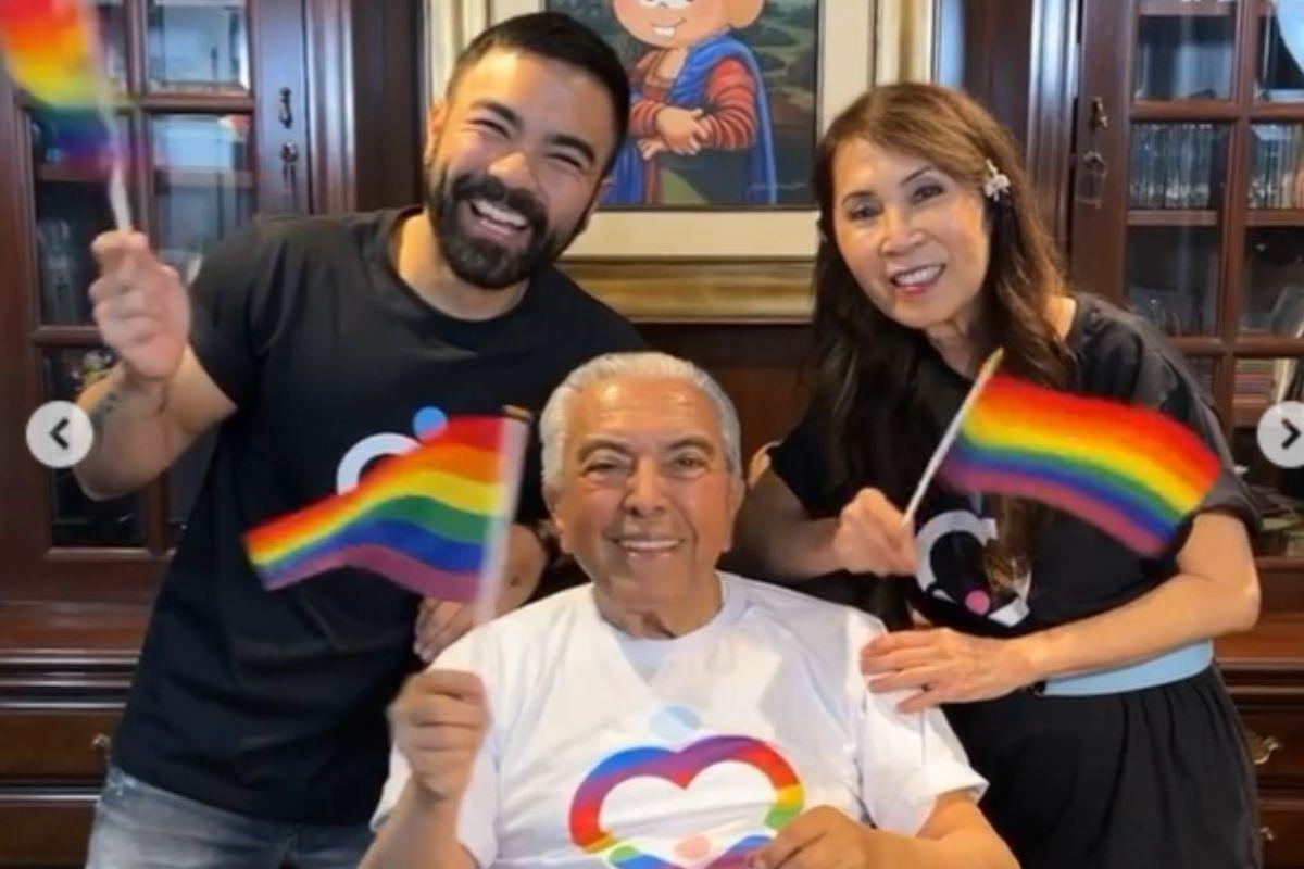 Mauro Sousa publicou fotos do os pais e agradeceu pelo apoio  