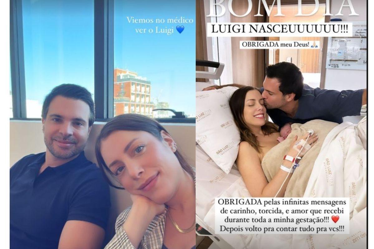 Fabiana Justos nascimento do filho 