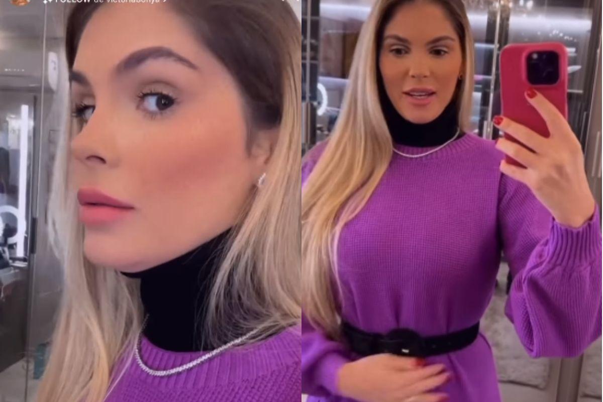 Bárbara Evans mostra primeiras mudanças com a gravidez de gêmeos