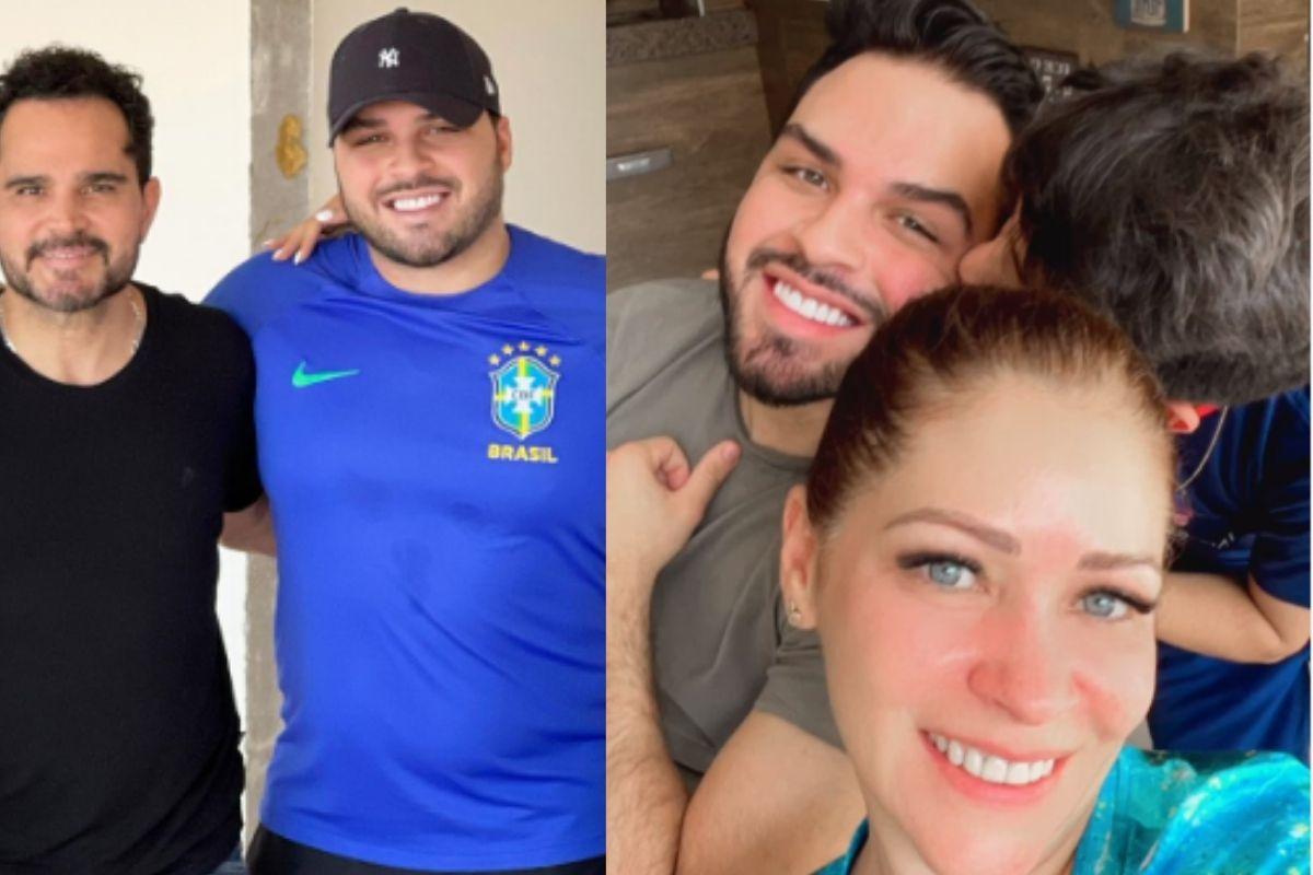 Nathan Camrgo Mariana Costa Luciano dupla de Zezé di camargo 