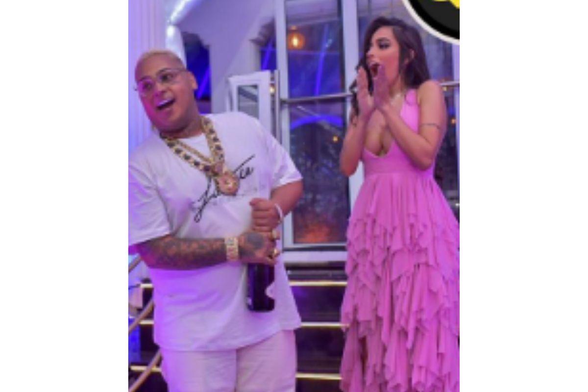 MC Ryan em chá revelação da filha