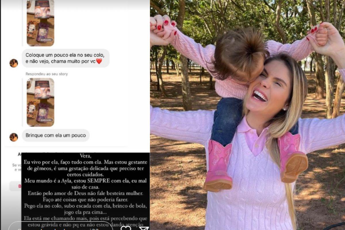 Barbara Evans rebate criticas sobre maternidade