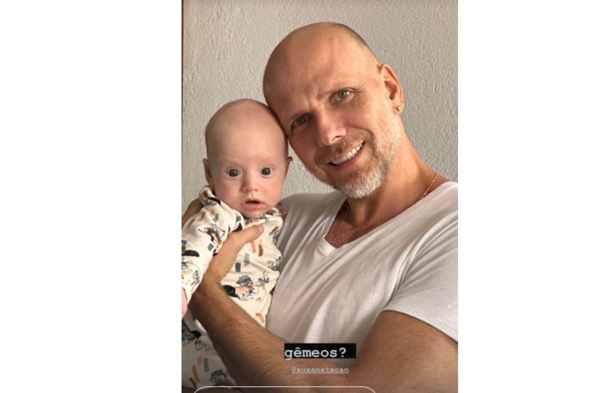 Isa Scherer compara filho com avô