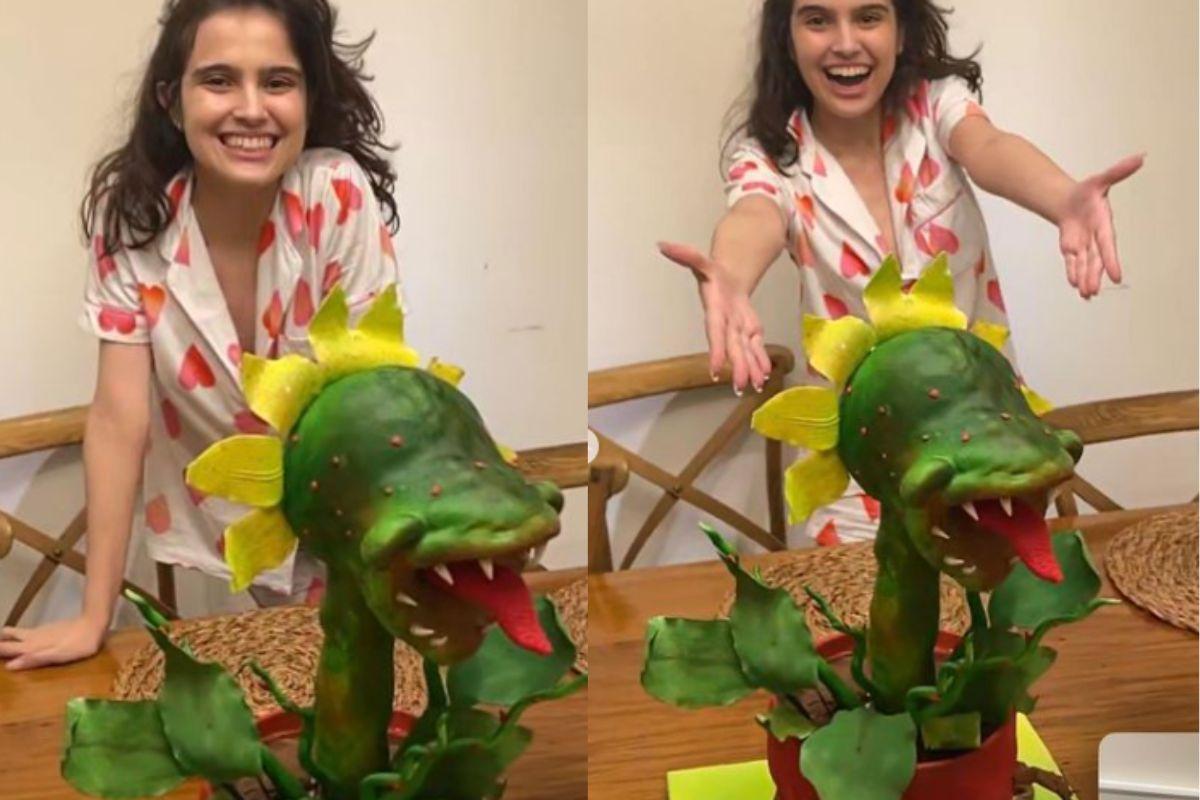 Bolo de aniversário da filha de Tadeu Schmidt chama atenção