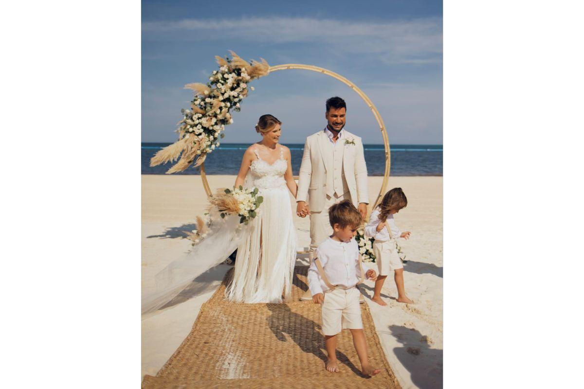 Julio Rocha e Karoline Kleine