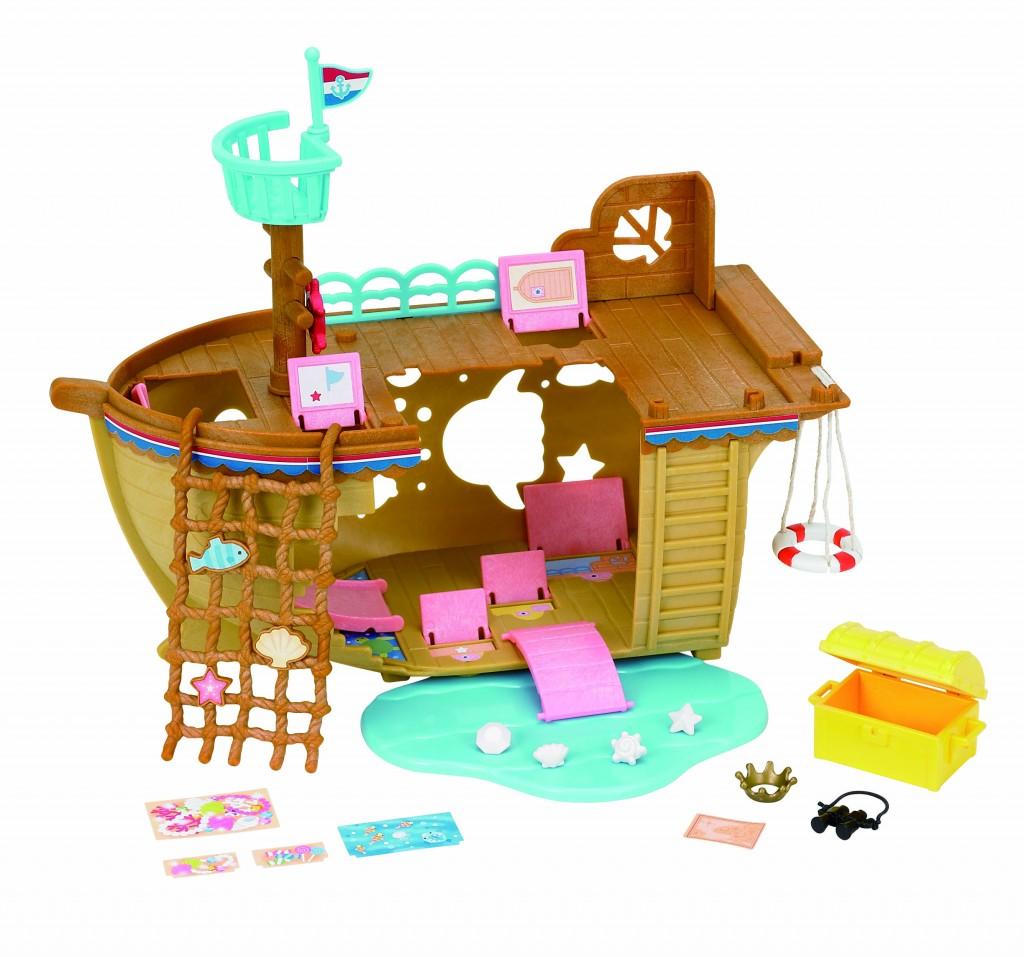 Navio do Tesouro Sylvanian Families R$ 199,00