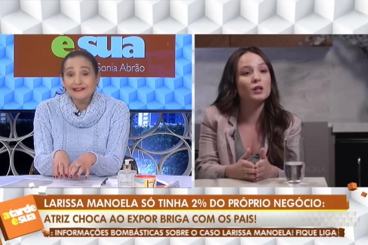 Larissa Manoela, pais de Larissa Manoela, mãe de Larissa Manoela, Silvana Taques, pai de Larissa Manoela, Gilberto Elias, Sônia Abrão, A Tarde É Sua