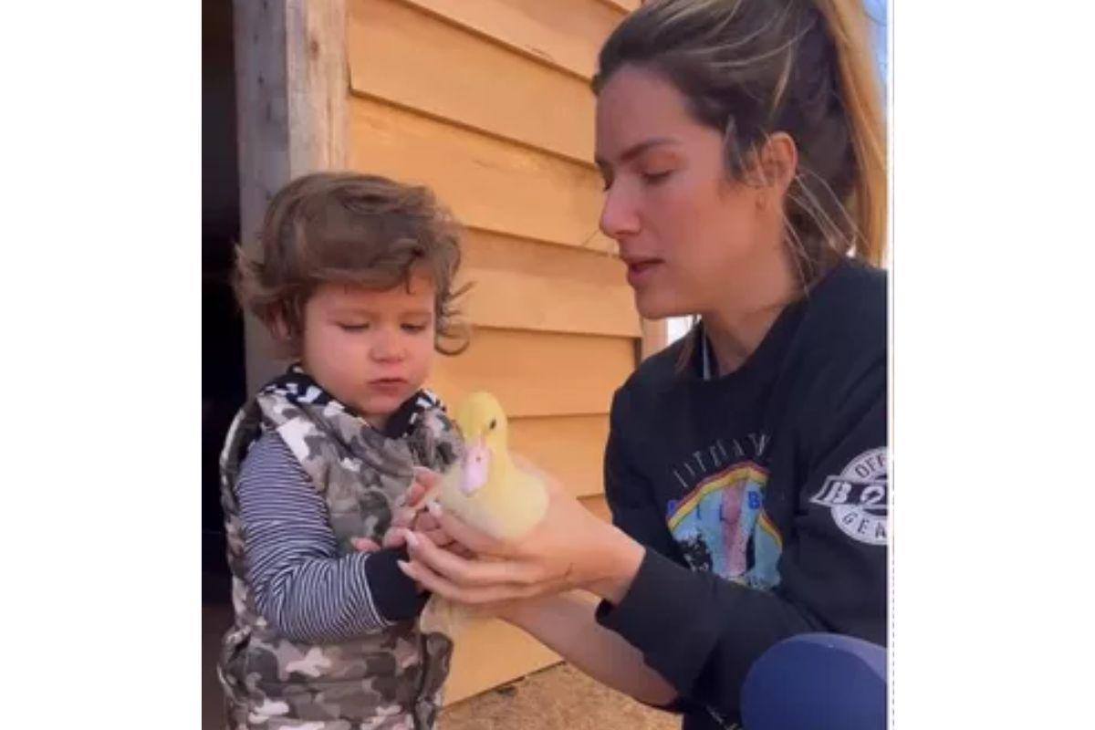 Zyan ganhou patos de Giovanna Ewbank e Bruno Gagliasso
