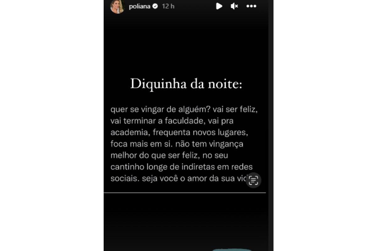 Poliana Rocha da conselhos sobre traições 