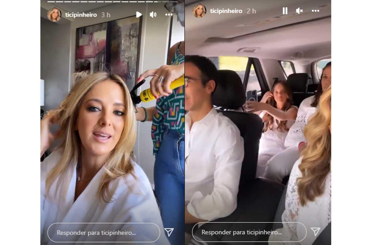 Tici Pinheiro mostrou os preparativos para o batizado de Manu