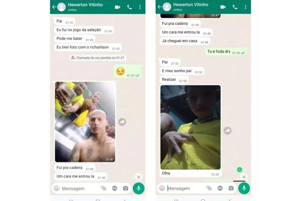 Menino foge de casa para ver jogo do Brasil, criança foge de casa para ver jogo do Brasil, menino vai escondido ao jogo do Brasil, criança vai escondida ao jogo do Brasil, Hewerton Lobo, Helton Lobo