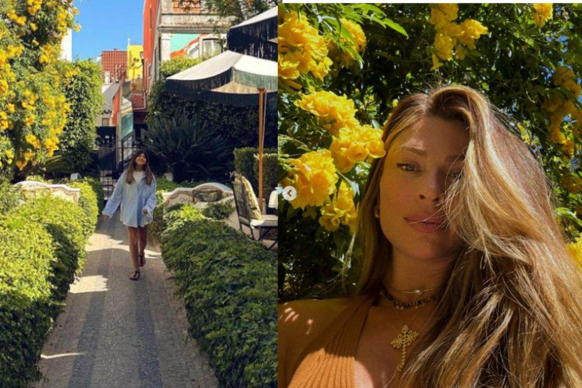 Grazzi Massafera está aproveitando Portugal na companhia da filha, Sofia 