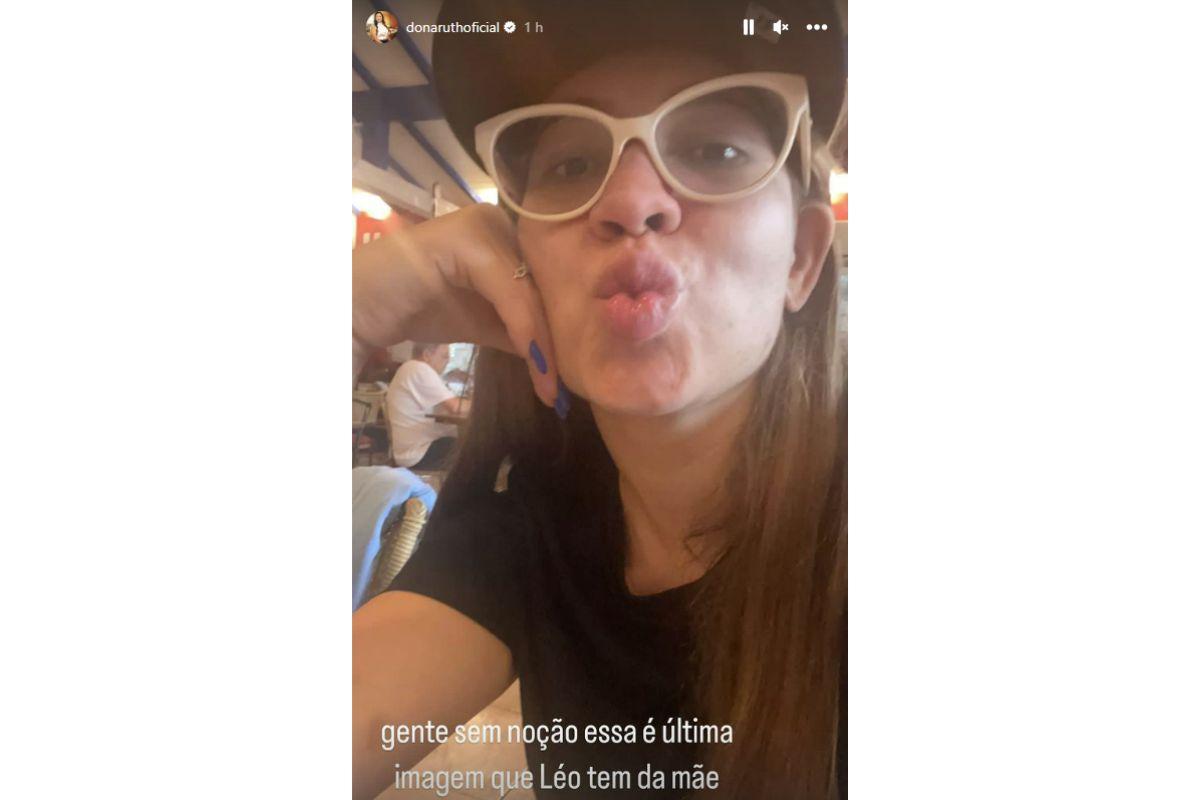 Dona Ruth, mãe de Marília Mendonça, posta última imagem que Léo, filho da cantora, tem dela