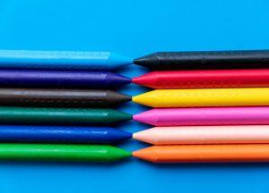 Giz de cera colorido