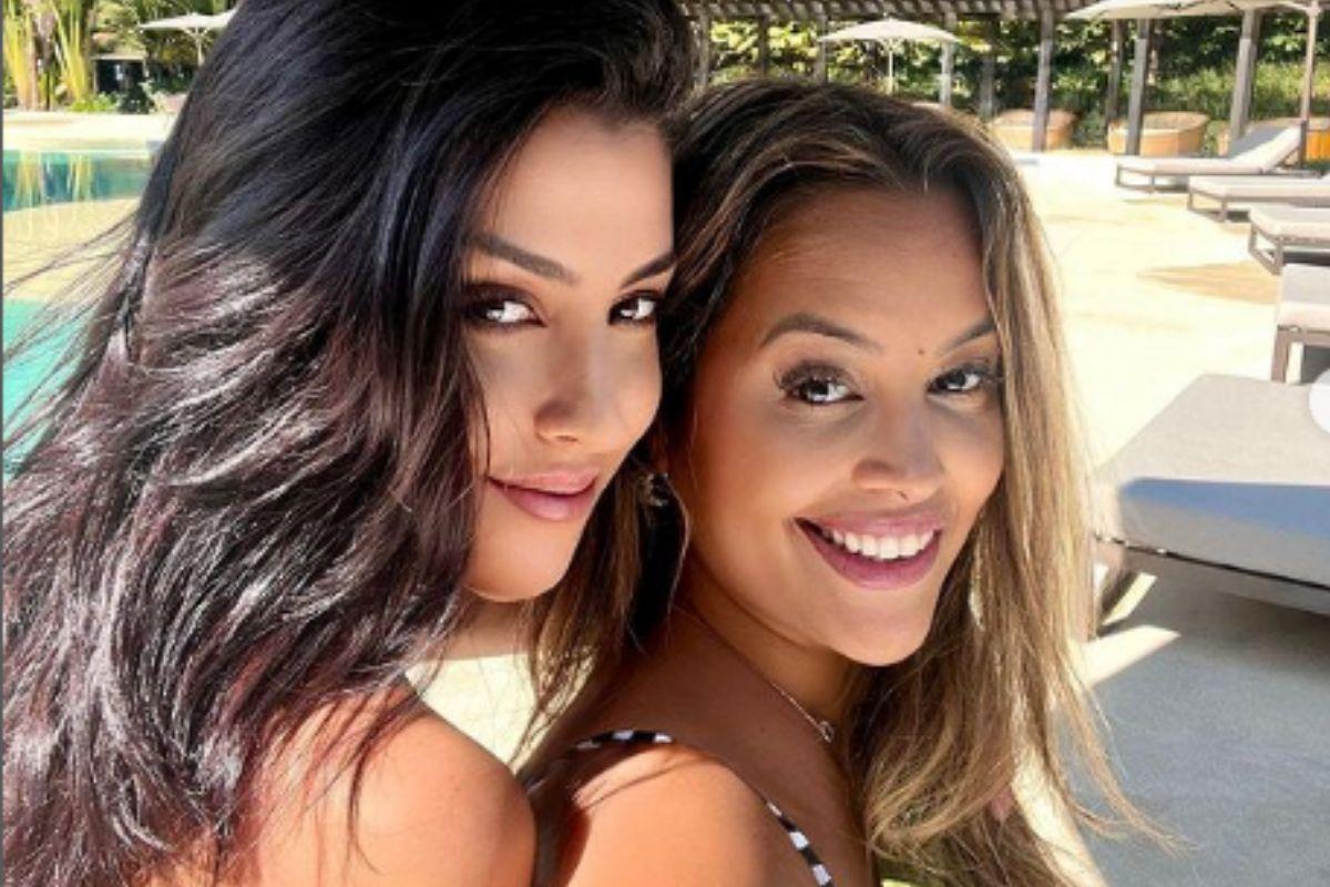 Camila Farani e a esposa Tula Tavares 