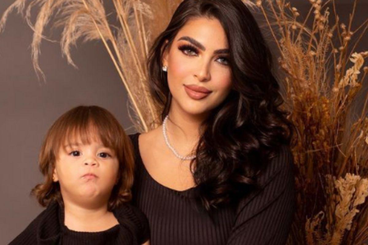 Renata Gutierrez mãe da filha do Xamã 