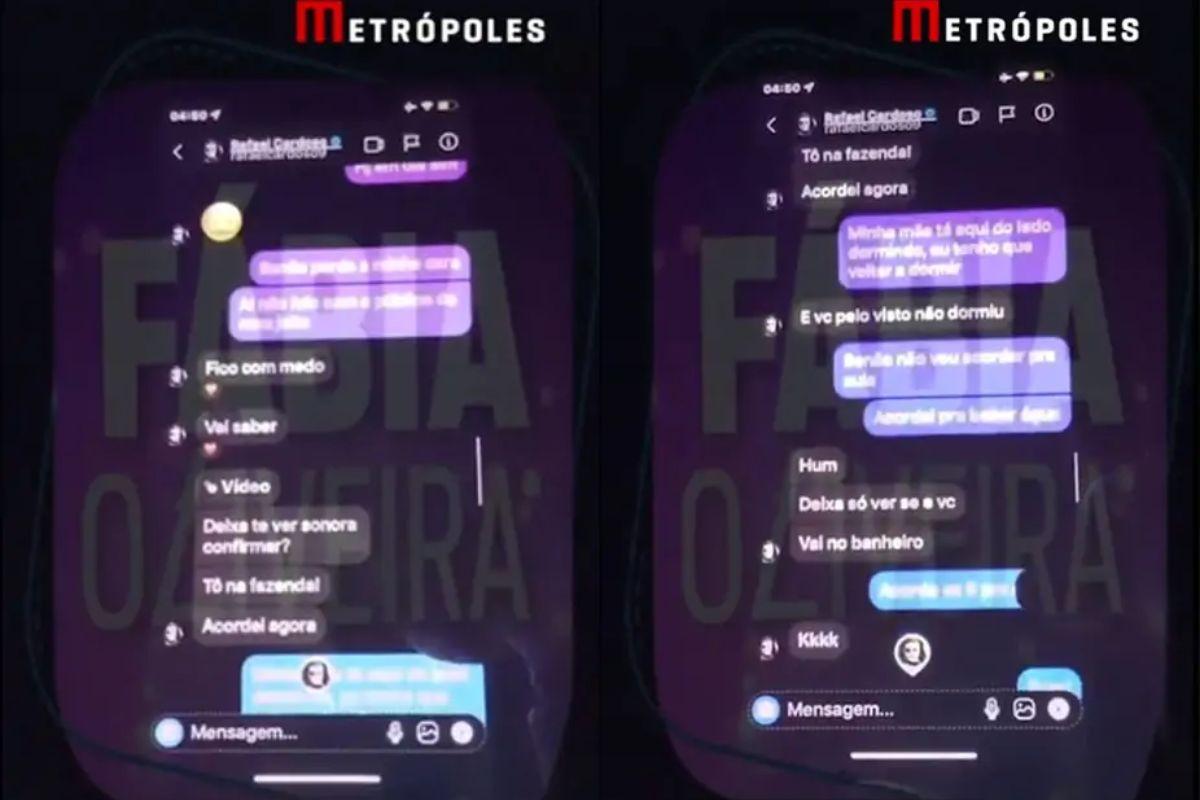 Rafael Cardoso trocou mensagens com atriz enquanto era casado (1)