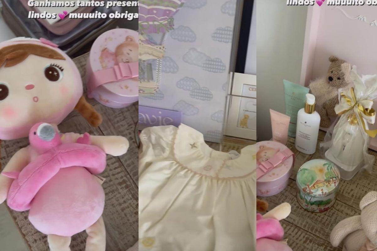 Bruna Biancardi agradece os presentes recebidos após o parto