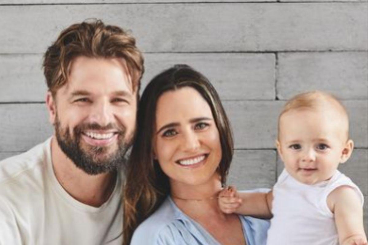 Fernanda Vasconcellos com a família