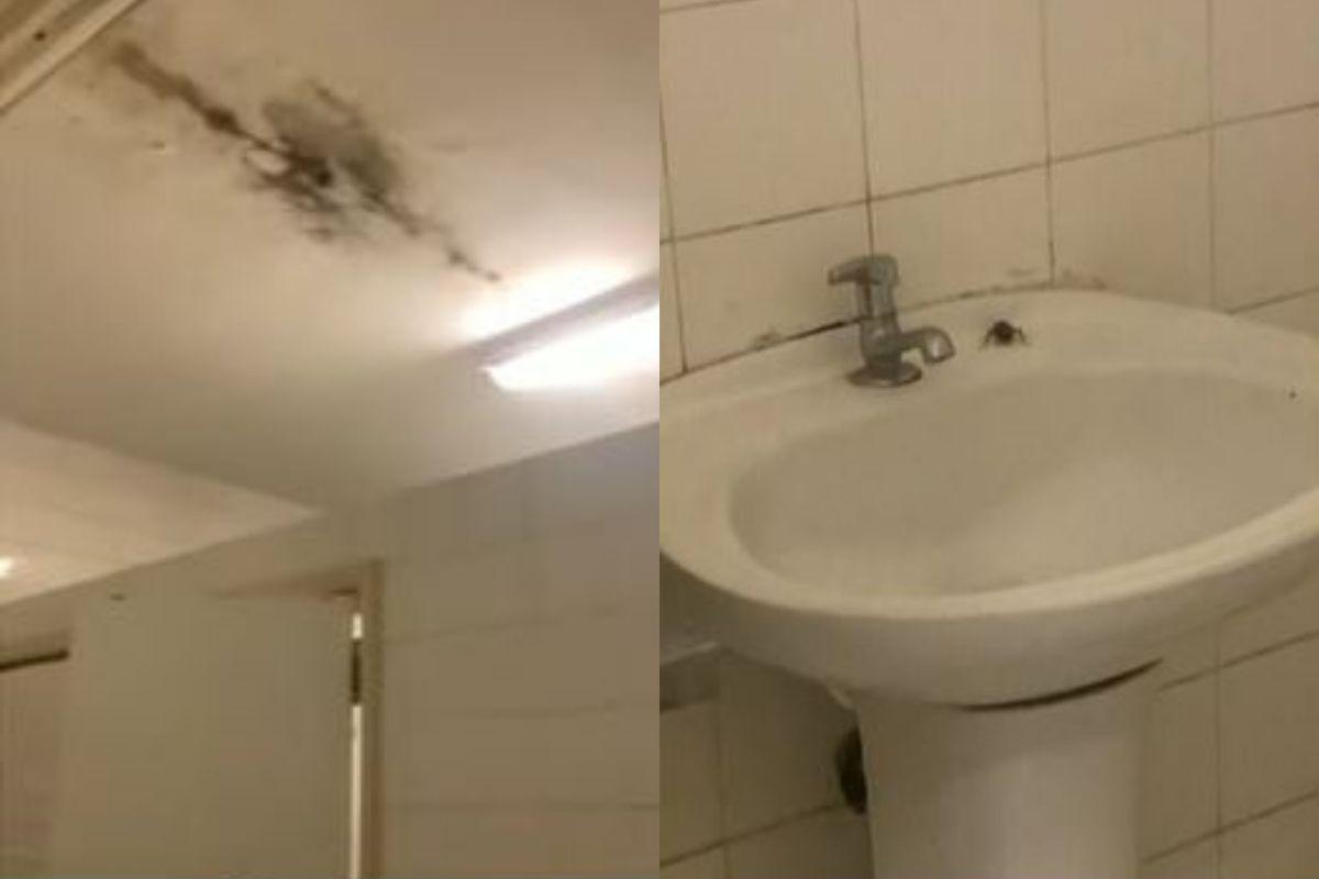 O hospital estava em condições precárias